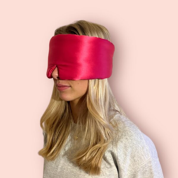 Sleepz Sovemaske i Mulberry Silke - Pink