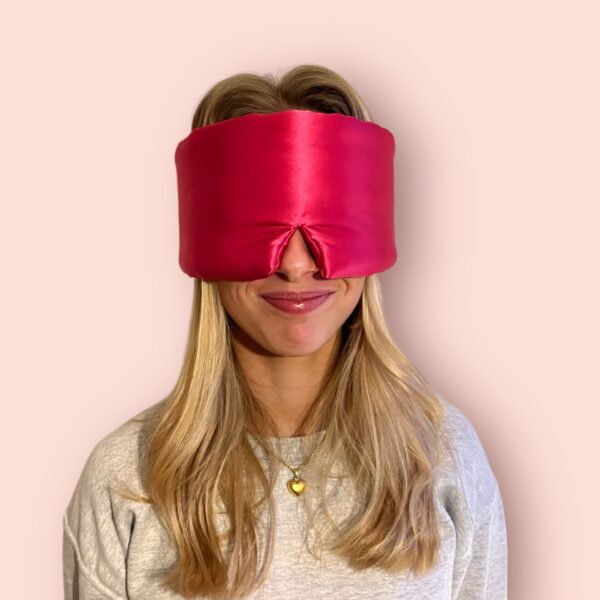 Sleepz Sovemaske i Mulberry Silke - Pink