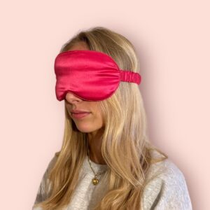 Sleepz Girl Sovemaske i Mulberry Silke – Pink